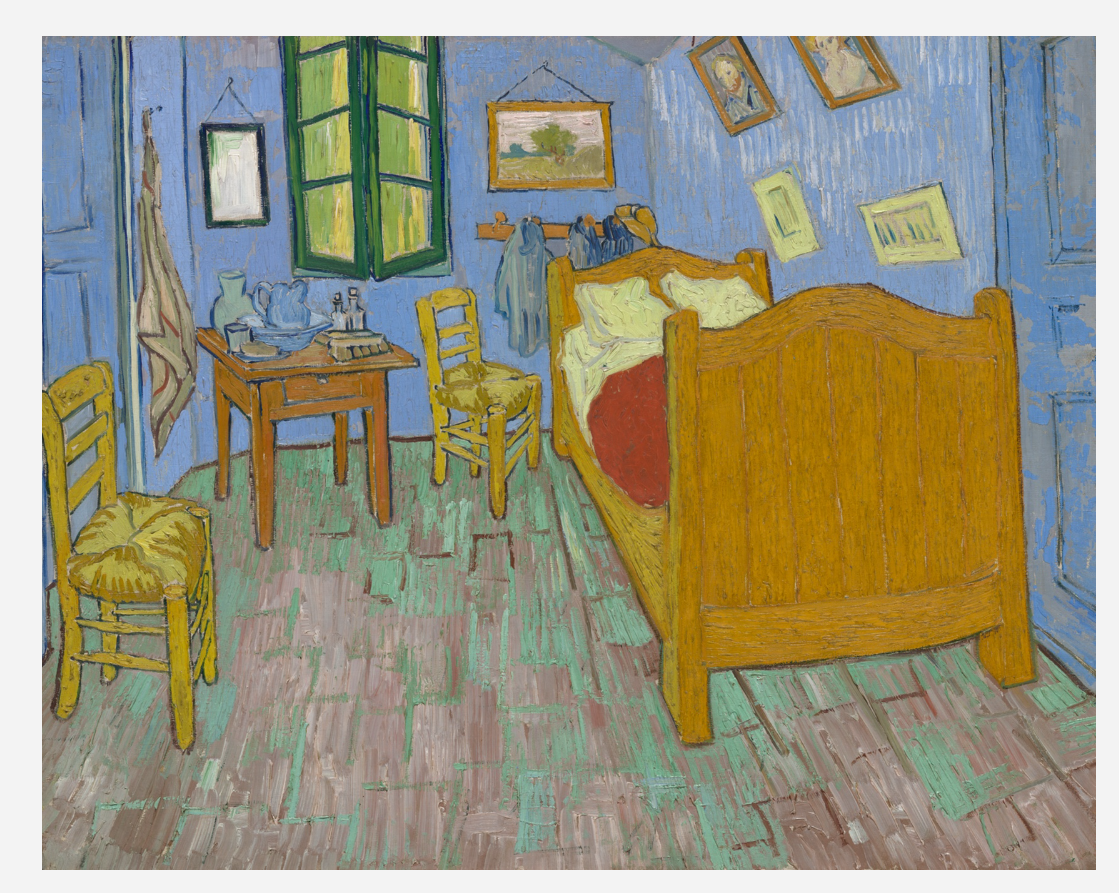 Vincent Van Gogh's The Bedroom painting